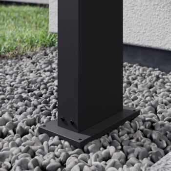 Arcchio LED svetlo na chodník Yolena, 60 cm, antracit, hliník