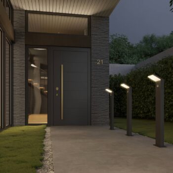 Arcchio LED svetlo na chodník Yolena, senzor, 100 cm, antracit