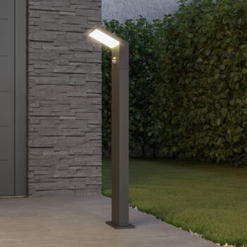 Arcchio LED svetlo na chodník Yolena, senzor, 100 cm, antracit