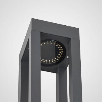 Arcchio LED svietidlo Lienna, 90 cm, sivé, kov, IP65