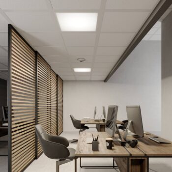 Arcchio LED vkladací panel Vinas, 4 000 K, 36 W, 62 cm x 62 cm
