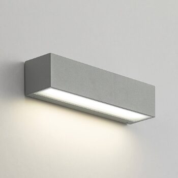Arcchio LED vonkajšie nástenné svietidlo Lengo, CCT, 25 cm, 1-svetelné,