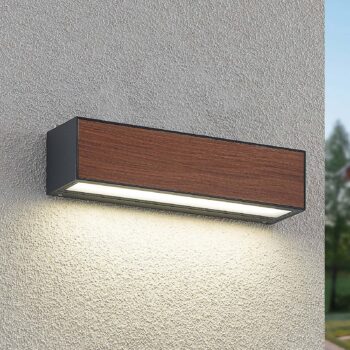 Arcchio LED vonkajšie nástenné svietidlo Lengo, CCT, 25 cm, 1 svietidlo,