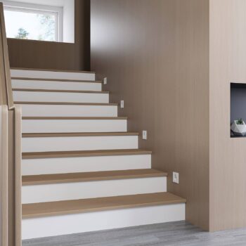 Arcchio LED vstavané svietidlo Neru, 7 cm, biele, hranaté, senzor