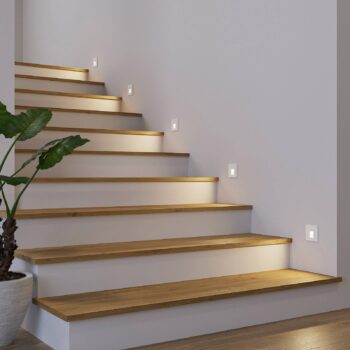 Arcchio LED vstavané svietidlo Vexi, 7,5 cm x 7,5 cm, biele, CCT