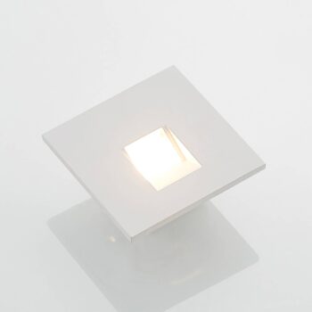 Arcchio LED vstavané svietidlo Vexi, 7,5 cm x 7,5 cm, biele, CCT