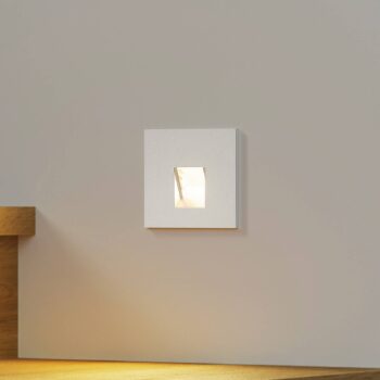 Arcchio LED vstavané svietidlo Vexi, 7,5 cm x 7,5 cm, strieborná, CCT