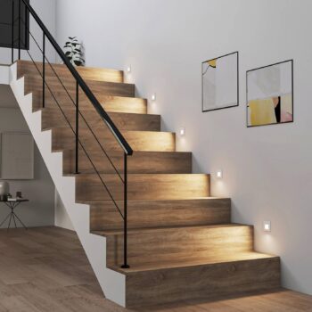 Arcchio LED vstavané svietidlo Vexi, 7,8 cm x 7,8 cm, biele, CCT