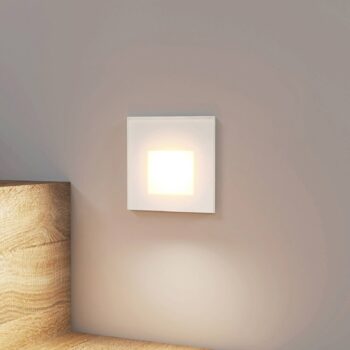 Arcchio LED vstavané svietidlo Vexi, 7,8 cm x 7,8 cm, biele, CCT