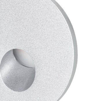 Arcchio LED vstavané svietidlo Vexi, Ø 7,5 cm, strieborná, hliník, CCT