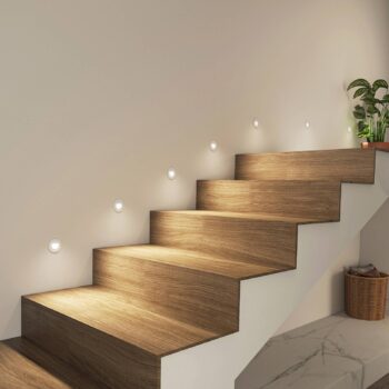 Arcchio LED vstavané svietidlo Vexi, Ø 7,8 cm, biele, hliník, CCT