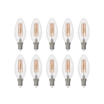 Arcchio LED žiarovka E14 sada 10 sviečok, 4000 K