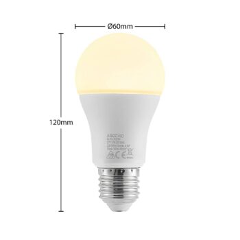 Arcchio LED žiarovka E27 A60 13,5W opál 3000K 1521lm