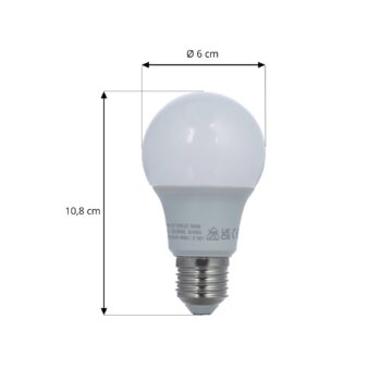 Arcchio LED žiarovka E27 A60 4,9W opál 3000K 480 lm