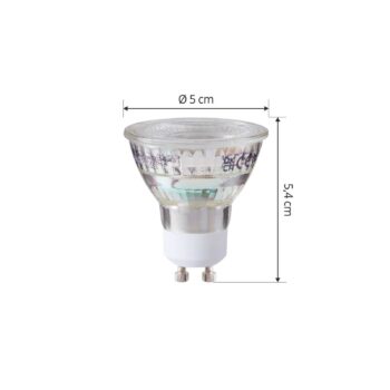 Arcchio LED žiarovka GU10 2,5W 2700K 450lm sklenená sada 2 ks