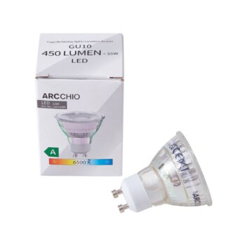 Arcchio LED žiarovka GU10 2,5W 6500K 450lm sklenená sada 2 ks