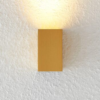 Arcchio Maruba nástenná lampa, 1-pl., zlatá