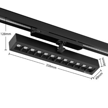 Arcchio Millay LED reflektor čierny 3000K