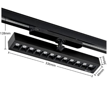 Arcchio Millay LED reflektor čierny 4000K
