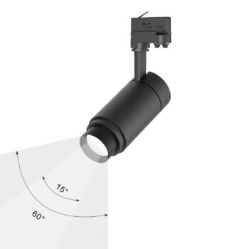 Arcchio Nanna LED track spot black 4000K 12W