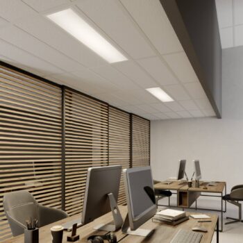Arcchio Nesley LED panel, 120 cm, 4 000 K, biely