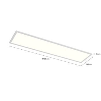Arcchio Nesley LED panel, 120 cm, 4 000 K, biely