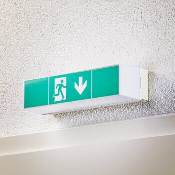 Arcchio Nevian núdzové LED svetlo, plast