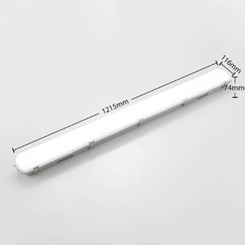 Arcchio Rao LED do vlhkých priestorov, 121,5 cm