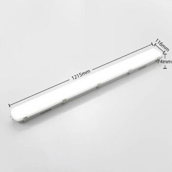 Arcchio Rao LED svietidlo odolné voči vlhkosti, dĺžka 121,5 cm, sada 2 ks