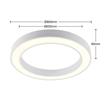 Arcchio Sharelyn stropné LED, 80 cm