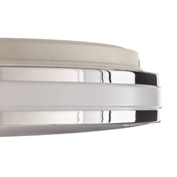 Arcchio Sinovu LED stropné svietidlo do kúpeľne, chróm, 34 cm