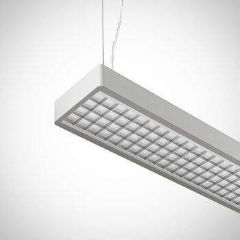 Arcchio Susi LED kancelárske závesné svietidlo, strieborné, 120 cm, 4000K, DALI
