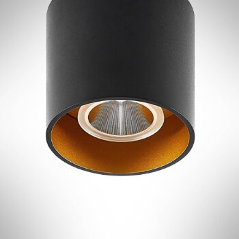 Arcchio Zaki stropné LED okrúhle, čierne
