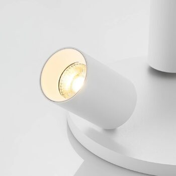 Arcchio bodové svetlá Brinja, biele, okrúhle, Ø 6 cm, 3-pl., GU10
