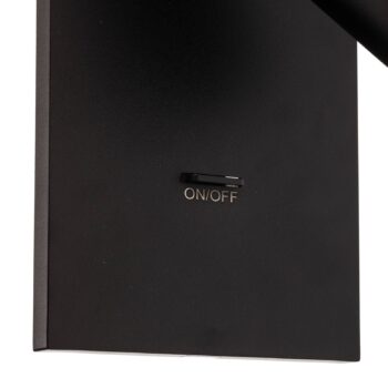 Arcchio bodové svetlá Brinja, čierne, kovové, USB-C, vypínač
