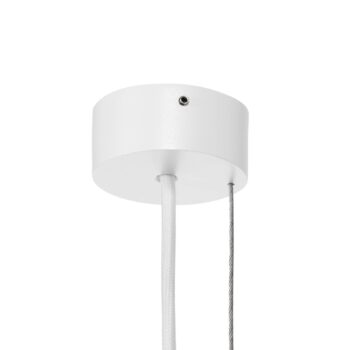 Arcchio závesné svietidlo Brinja, biele, dĺžka 120 cm, 5-pl., GU10