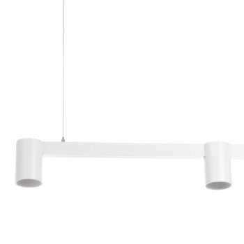 Arcchio závesné svietidlo Brinja, biele, dĺžka 90 cm, 3-pl., GU10