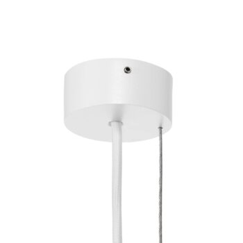 Arcchio závesné svietidlo Brinja, biele, dĺžka 90 cm, 3-pl., GU10