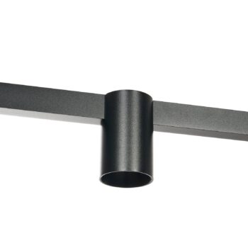 Arcchio závesné svietidlo Brinja, čierne, 120 cm, 4-pl., GU10