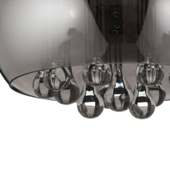 Argos LED závesné svietidlo s krištáľovými kvapkami Ø 22 cm