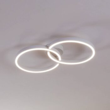 Armandolo LED stropné svietidlo, biele, dĺžka 67 cm, CCT, RGB