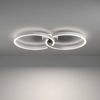 Armandolo LED stropné svietidlo, biele, dĺžka 67 cm, CCT, RGB