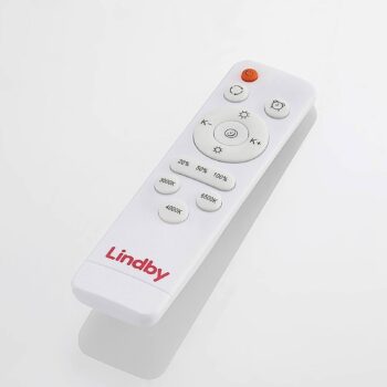 Arnim LED stropné svietidlo, biele, plast, Ø 49 cm, IP44