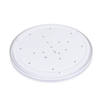 Arnim LED stropné svietidlo, biele, plast, Ø 49 cm, IP44