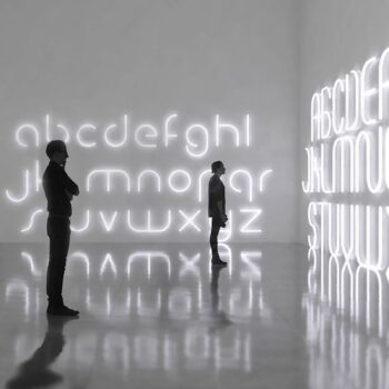 Artemide Abeceda svetla nástenné veľké písmeno D