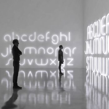 Artemide Abeceda svetla nástenné veľké písmeno E