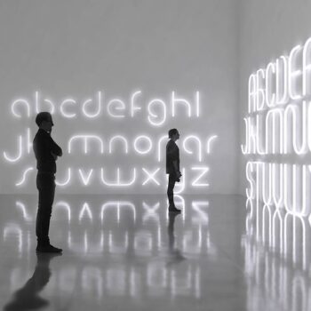 Artemide Abeceda svetla nástenné veľké písmeno H
