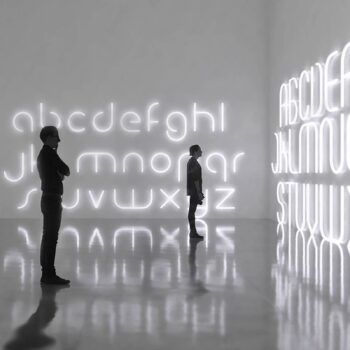 Artemide Abeceda svetla nástenné veľké písmeno P