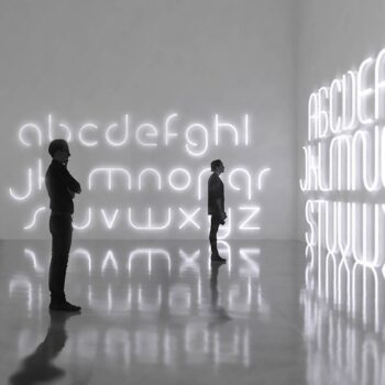 Artemide Abeceda svetla nástenné veľké písmeno U