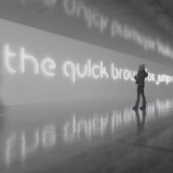 Artemide Alphabet of Light malé písmeno na stenu ø